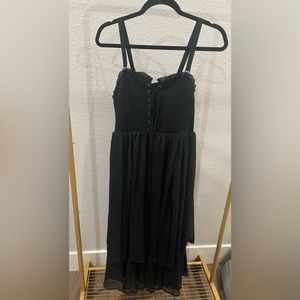 Torrid Black LaceUp Dress